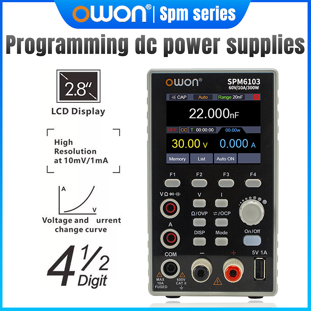Programmable Dc Power Supply 60V 10A - Fuente de Alimentación CC Programable OWON