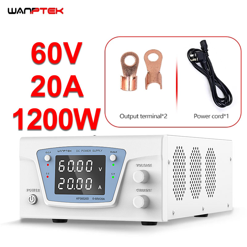 Fuente de Alimentación de Labo - High Power 60V 20A Bench Power Supply reseña y precio
